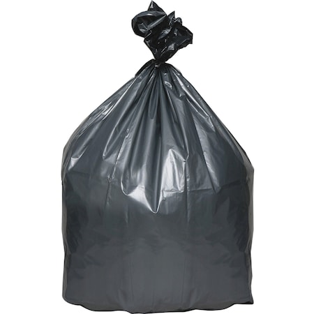 Webster 60 gal Trash Bags, XL, Gray WBIPLA5525